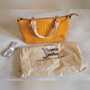 Vicenzo | Italian Leather | Butterscotch | Bag. | NEW!